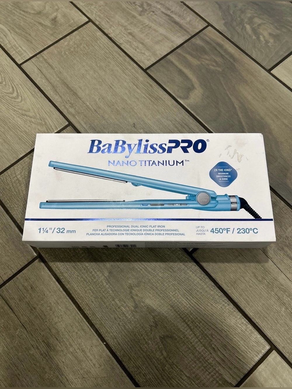 BabylissPro Nano Titanium 1¼" Dual Iconic Flat Iron BNT9125TUC